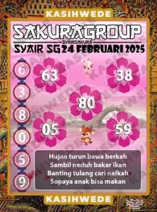 Syair SGP 24 Februari 2025