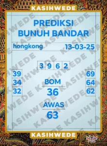 Syair HK 13 Maret 2025